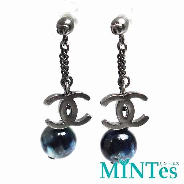 ヤフオク! -「(ブルー 青 ) シャネル」(ピアス) (イヤリング、ピアス