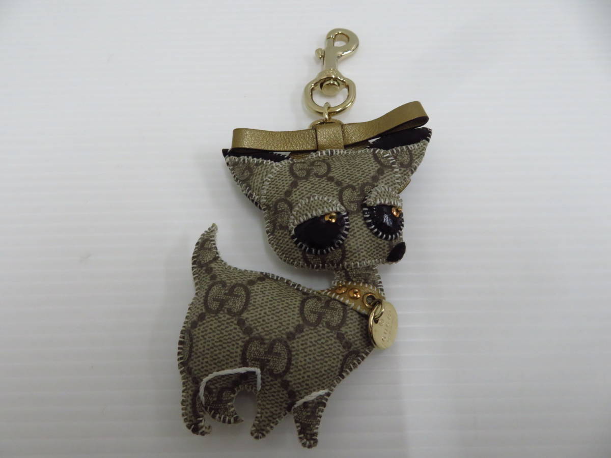 ヤフオク! -「gucci グッチョリ」の落札相場・落札価格 ファッションセール 犬 パグ グッチ 新品同様☆GUCCI キーホルダー 限定 ゴールド金具 GG柄 キーホルダー