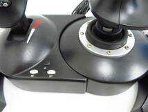 ga18) ジャンク PS3 PS Thrustmaster スラストマスター ジョイスティック フライトスティック コックピット SLPH-00024 2点セット_画像3