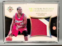 最高級版/50枚 Jumbo Patch 05 Ultimate Collection Premium Patches Elton Brand エルトン・ブランド NBA Patch バスケ Panini All-star_画像1