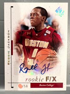 最高級/50枚 RC Auto 12 UD SPA Reggie Jackson レジー・ジャクソン ルーキー サイン ユニフォーム Clippers クリッパーズ Panini バスケ