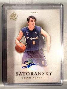 SP RC Auto 12 UD Tomas Satoransky トマシュ・サトランスキー NBA ルーキー サイン Wizards 八村塁 同僚 Panini バスケ オリンピック 来日