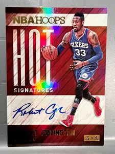 激レア選手 Auto 15 Panini Robert Covington ロバート・コビントン NBA サイン カード Blazers ブレイザーズ All-defensive 3&D バスケ