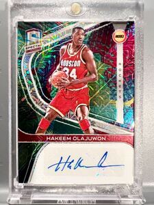 Meta Prizm 25枚限定 Panini Spectra Hakeem Olajuwon アキーム オラジュワン サイン NBA ロケッツ 優勝 バスケ ユニフォーム Rockets MVP