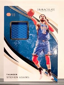 最高級版/99枚限定 Jersey 19 Panini Immaculate Steven Adams スティーブン・アダムズ NBA 実使用 OKC ユニフォーム Grizzlies バスケ