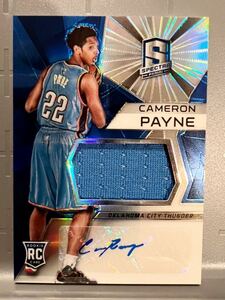 Prizm RC Jumbo Auto Jersey 15-16 Panini Cameron Payne キャメロン・ペイン NBA ルーキー サイン ユニフォーム バスケ サンズ Suns