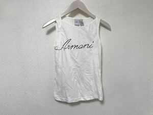  genuine article Armani Exchange ARMANI Logo print cotton stretch tank top T-shirt lady's business suit pink free S white white 