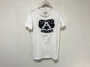 本物アバクロアンドフィッチAbercrombie&Fitchコットン半袖Tシャツメンズアメカジサーフ白ホワイトLマカオ製