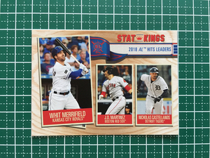 ★TOPPS MLB 2019 BIG LEAGUE #349 WHIT MERRIFIELD［ROYALS］／J.D. MARTINEZ［RED SOX］／NICHOLAS CASTELLANOS［TIGERS］19★