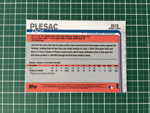 ★TOPPS MLB 2019 UPDATE #US19 ZACH PLESAC［CLEVELAND INDIANS］ベースカード ルーキー RC 19★_画像2