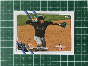 ★TOPPS MLB 2021 OPENING DAY #201 MIGUEL ROJAS［MIAMI MARLINS］ベースカード★