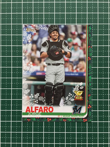 ★TOPPS MLB 2019 HOLIDAY BASEBALL #HW186 JORGE ALFARO［MIAMI MARLINS］ベースカード ルーキー「RC」19★