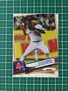 ★TOPPS MLB 2019 BIG LEAGUE #185 EDUARDO NUNEZ［BOSTON RED SOX］ベースカード 19★