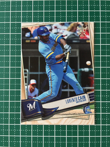 ★TOPPS MLB 2019 BIG LEAGUE #244 LORENZO CAIN［MILWAUKEE BREWERS］ベースカード 19★