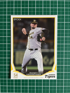 ★EPOCH 2019 NPB プロ野球カード #408 メッセンジャー［阪神タイガース］レギュラーカード エポック 19★