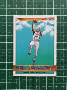 ★PANINI 2019-20 NBA HOOPS #4 DeMAR DeROZAN［SAN ANTONIO SPURS］インサートカード Zero Gravity 2020★