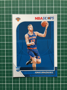 ★PANINI 2019-20 NBA HOOPS #235 IGNAS BRAZDEIKIS［NEW YORK KNICKS］ベースカード ルーキー RC 2020★