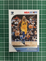 ★PANINI 2019-20 NBA HOOPS #92 JAE CROWDER［MEMPHIS GRIZZLIES］ベースカード 2020★_画像1