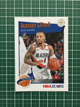 ★PANINI 2019-20 NBA HOOPS #291 DAMIAN LILLARD［PORTLAND TRAIL BLAZERS］ベースカード TRIBUTE 2020★_画像1