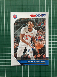 ★PANINI 2019-20 NBA HOOPS #56 LANGSTON GALLOWAY［DETROIT PISTONS］ベースカード 2020★