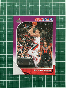 ★PANINI 2019-20 NBA HOOPS #268 ANFERNEE SIMONS［PORTLAND TRAIL BLAZERS］ベースカード PURPLE パラレル版 2020★