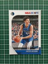 ★PANINI 2019-20 NBA HOOPS #44 JUSTIN JACKSON［DALLAS MAVERICKS］ベースカード 2020★_画像1