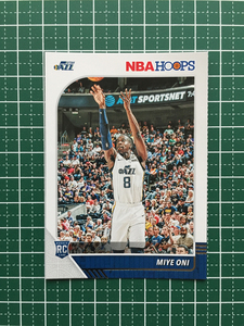 ★PANINI 2019-20 NBA HOOPS #257 MIYE ONI［UTAH JAZZ］ベースカード ルーキー RC 2020★