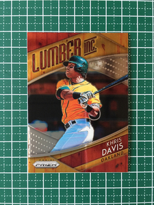 ★PANINI MLB 2019 PRIZM BASEBALL #LI1 KHRIS DAVIS［OAKLAND ATHLETICS］インサートカード「Lumber Inc.」19★