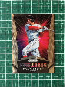 ★PANINI MLB 2019 PRIZM BASEBALL #F2 MOOKIE BETTS［BOSTON RED SOX］インサートカード「FIREWORKS」19★