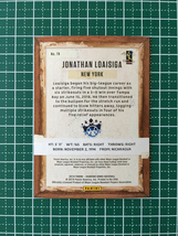 ★PANINI MLB 2019 DIAMOND KINGS #78 JONATHAN LOAISIGA［NEW YORK YANKEES］ベースカード ルーキー RC 19★_画像2