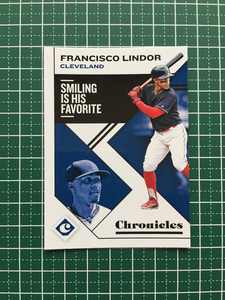 ★PANINI MLB 2019 CHRONICLES #33 FRANCISCO LINDOR［CLEVELAND INDIANS］ベースカード 19★