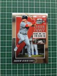 ★PANINI MLB 2019 CHRONICLES #14 ANDREW BENINTENDI［BOSTON RED SOX］ベースカード SEASON TICKET 19★