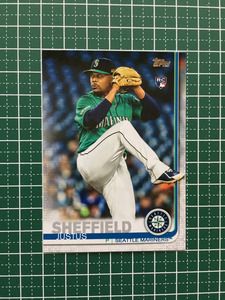 ★TOPPS MLB 2019 UPDATE #US123 JUSTUS SHEFFIELD［SEATTLE MARINERS］ベースカード ルーキー RC 19★