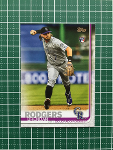 ★TOPPS MLB 2019 UPDATE #US299 BRENDAN RODGERS［COLORADO ROCKIES］ベースカード ルーキー RC 19★