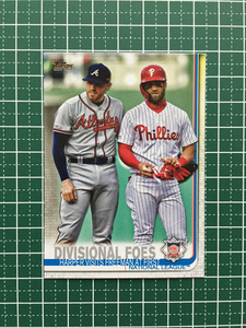 ★TOPPS MLB 2019 UPDATE #US260 FREDDIE FREEMAN［BRAVES］ &amp; BRYCE HARPER［PHILLIES］ベースカード 19★