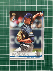 ★TOPPS MLB 2019 UPDATE #US207 CHRIS PADDACK［SAN DIEGO PADRES］ベースカード ルーキー RC 19★