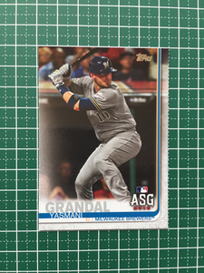 ★TOPPS MLB 2019 UPDATE #US13 YASMANI GRANDAL［MILWAUKEE BREWERS］ベースカード 19★