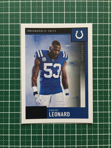 ★PANINI 2020 NFL SCORE FOOTBALL #101 DARIUS LEONARD［INDIANAPOLIS COLTS］ベースカード 20★