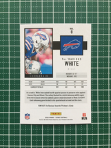 ★PANINI 2020 NFL SCORE FOOTBALL #8 TRE'DAVIOUS WHITE［BUFFALO BILLS］ベースカード 20★_画像2