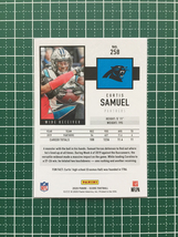 ★PANINI 2020 NFL SCORE FOOTBALL #258 CURTIS SAMUEL［CAROLINA PANTHERS］ベースカード 20★_画像2