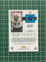 ★PANINI 2020 NFL SCORE FOOTBALL #262 GERALD MCCOY［CAROLINA PANTHERS］ベースカード 20★_画像2