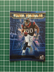 ★PANINI 2020 NFL DONRUSS FOOTBALL #PF-AJ ANDRE JOHNSON［HOUSTON TEXANS］インサートカード「POWER FORMULAS」★