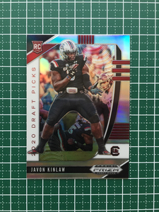 ★PANINI 2020 NFL PRIZM DRAFT PICKS #161 JAVON KINLAW［SOUTH CAROLINA GAMECOCKS］SILVER パラレル版 ルーキー RC★