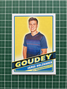 ★UPPER DECK 2020 GOODWIN CHAMPIONS #G26 JAMES HOLZHAUER［TV PERSONALITY］インサートカード「GOUDEY」UD 20★