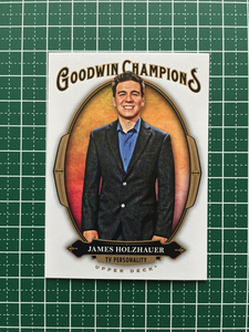 ★UPPER DECK 2020 GOODWIN CHAMPIONS #26 JAMES HOLZHAUER［TV PERSONALITY］ベースカード UD 20★