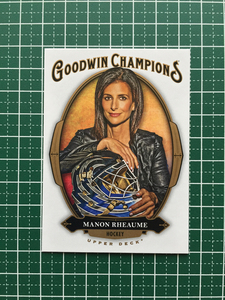 ★UPPER DECK 2020 GOODWIN CHAMPIONS #42 MANON RHEAUME［HOCKEY］ベースカード UD 20★