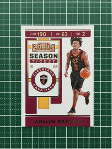 ★PANINI 2019-20 NBA CONTENDERS #19 COLLIN SEXTON［CLEVELAND CAVALIERS］ベースカード SEASON TICKET 2020★