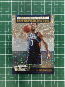 ★PANINI 2019-20 NBA CONTENDERS #17 NICKEIL ALEXANDER-WALKER［NEW ORLEANS PELICANS］インサート ルーキー RC 2020★