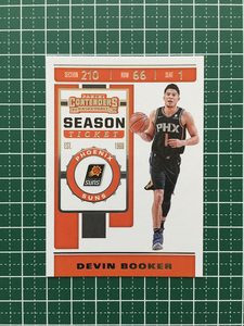 ★PANINI 2019-20 NBA CONTENDERS #29 DEVIN BOOKER［PHOENIX SUNS］ベースカード SEASON TICKET 2020★