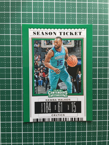 ★PANINI NBA 2019-20 CONTENDERS DRAFT PICKS #27 KEMBA WALKER［BOSTON CELTICS］ベースカード SEASON TICKET 2020★